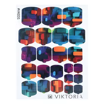 VIKTORIA, Плёнка для дизайна ногтей, №031