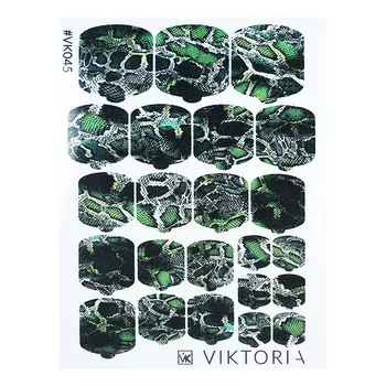 VIKTORIA, Плёнка для дизайна ногтей, №045