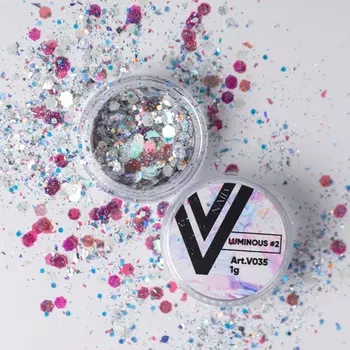 Vogue Nails, Блестки для ногтей Luminous №2