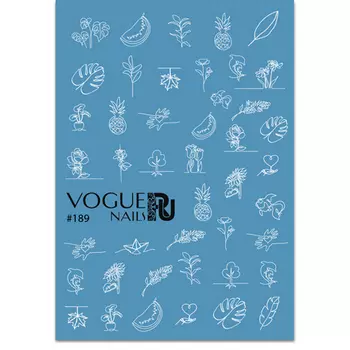 Vogue Nails, Слайдер-дизайн №189