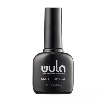 WULA Nailsoul, Топ для гель-лака Matte, 10 мл