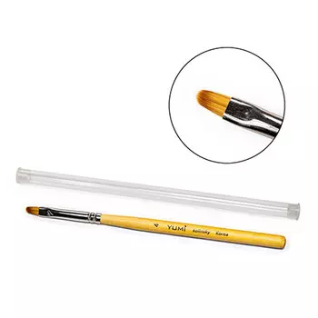 YMMY Professional, Кисть для геля №4, овальная