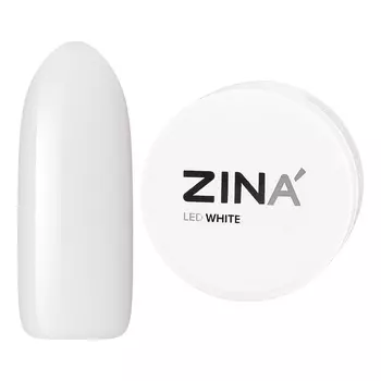 Zina, Камуфлирующий гель LED White, 15 г