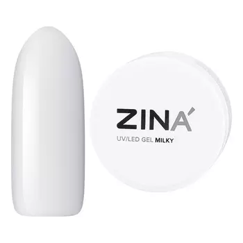 Zina, Камуфлирующий гель Milky, 15 г