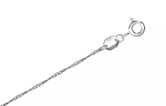 Браслет из платины Krastsvetmet, плетение Сингапур