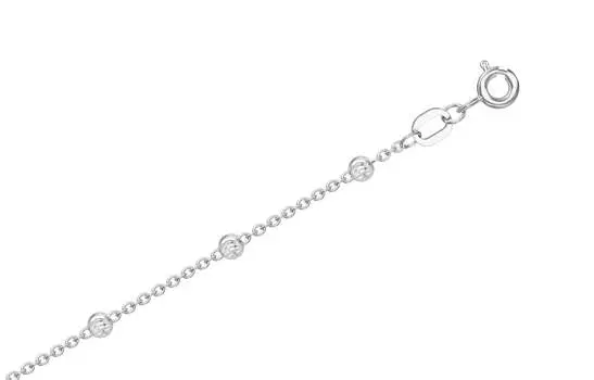 Браслет серебряный Krastsvetmet