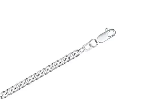 Браслет серебряный Krastsvetmet, плетение Гурмета