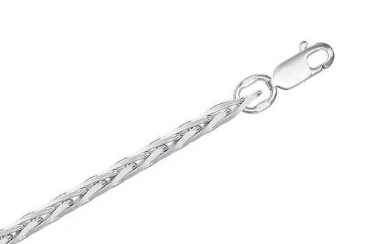 Браслет серебряный Krastsvetmet, плетение Колос тройной