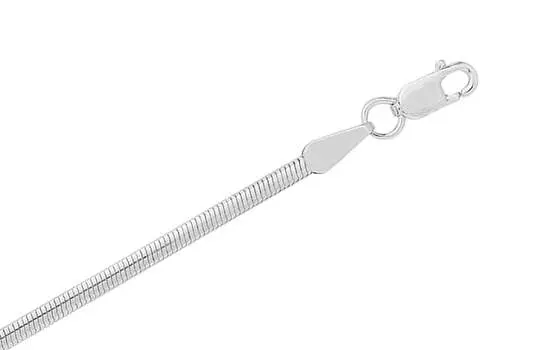 Браслет серебряный Krastsvetmet, плетение Миндалина