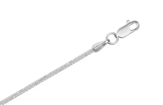 Браслет серебряный Krastsvetmet, плетение Снейк