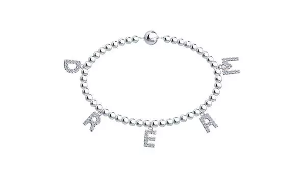 Браслет серебряный SKLV «Dream» с фианитами