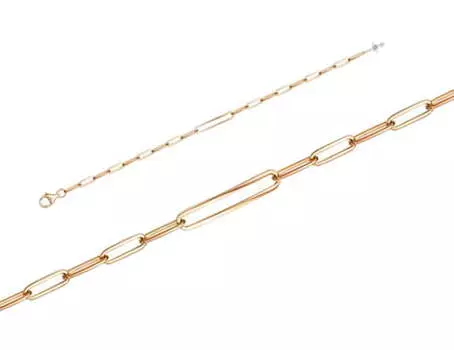 Браслет золотой Delta с фианитами