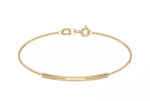 Браслет золотой Krastsvetmet «Линия»