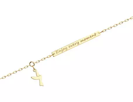 Браслет золотой Sokolov «Птица»