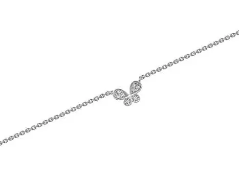 Браслет золотой Vesna «Бабочка» с бриллиантами