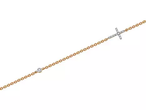 Браслет золотой Vesna с бриллиантами