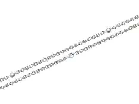 Браслет золотой Vesna с бриллиантами