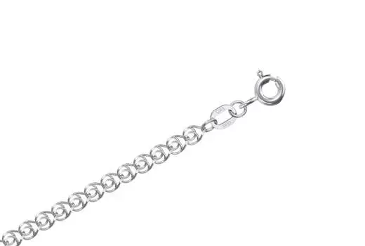 Цепь серебряная Krastsvetmet, плетение Love