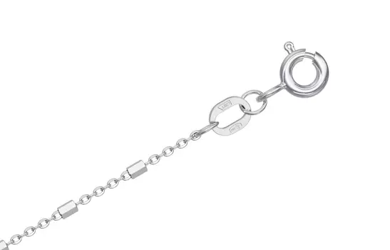 Цепь серебряная Krastsvetmet, плетение Призма на Кобре