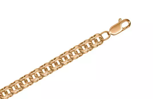 Цепь золотая Krastsvetmet, плетение Бисмарк