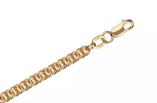 Цепь золотая Krastsvetmet, плетение Гарибальди