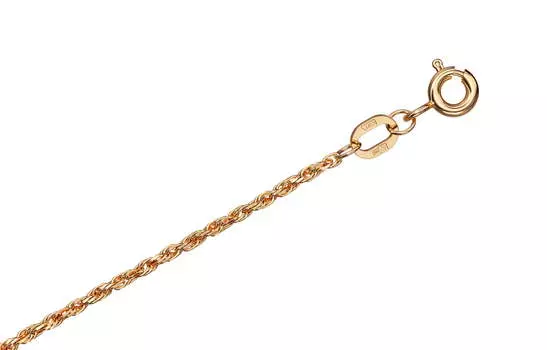 Цепь золотая Krastsvetmet, плетение Китайский шнур