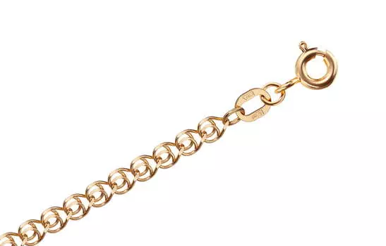 Цепь золотая Krastsvetmet, плетение Love