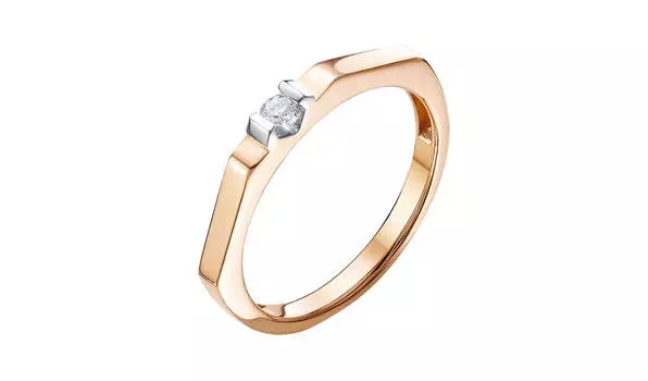 Кольцо золотое RoseGrace с бриллиантом