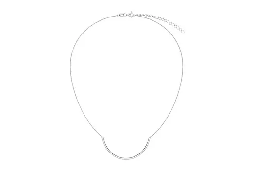 Колье серебряное Krastsvetmet с подвеской «Дуга»