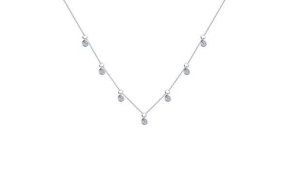 Колье серебряное Sokolov с фианитами