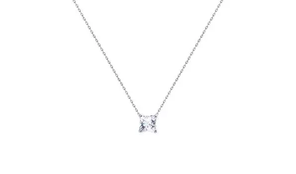 Колье серебряное Sokolov с фианитом