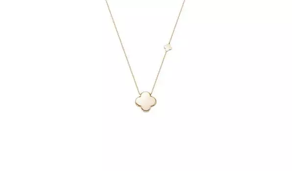 Колье золотое Delta с фианитом