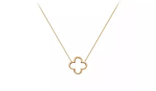 Колье золотое Delta с фианитом