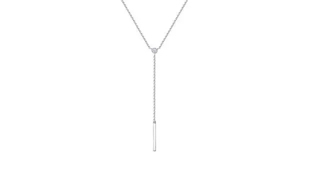 Колье золотое Vesna с бриллиантом