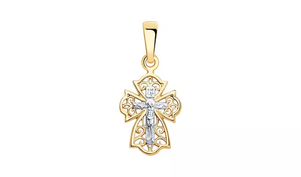 Крест серебряный Sokolov