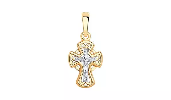 Крест серебряный Sokolov