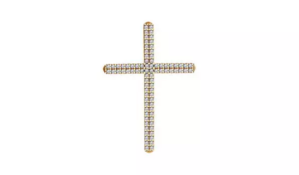 Крест серебряный Sokolov с фианитами