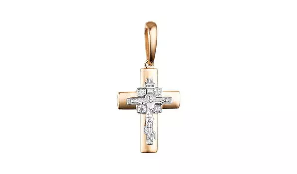 Крест золотой Bellissima Tentazione с бриллиантами