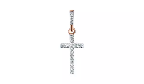 Крест золотой Bellissima Tentazione с бриллиантами