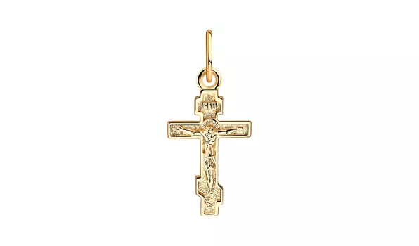 Крест золотой Sokolov