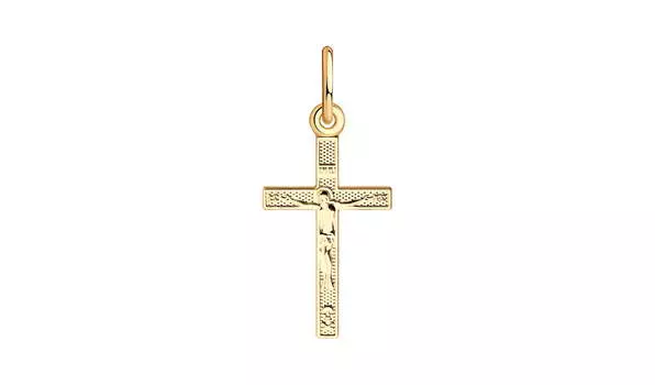 Крест золотой Sokolov