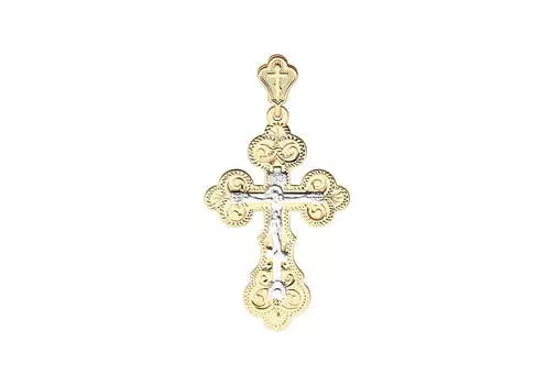 Крест золотой Sokolov