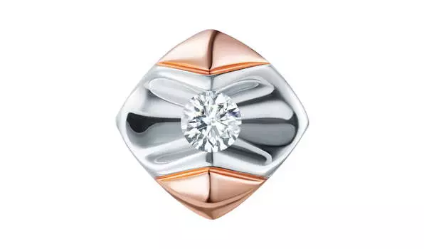 Подвеска-бегунок золотая Bellissima Tentazione с бриллиантом