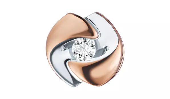 Подвеска-бегунок золотая Bellissima Tentazione с бриллиантом