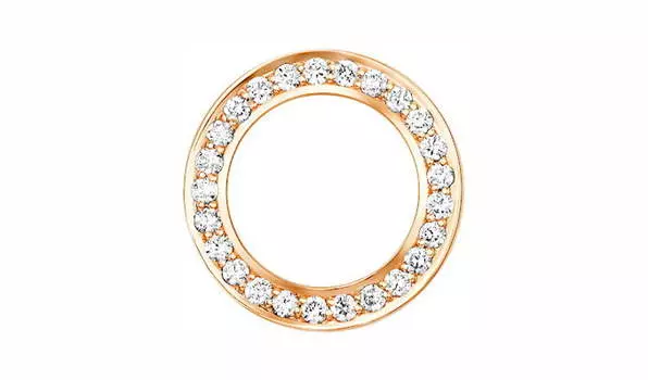 Подвеска-бегунок золотая Империал с бриллиантами