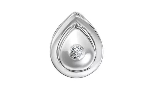 Подвеска-бегунок золотая Империал с бриллиантом