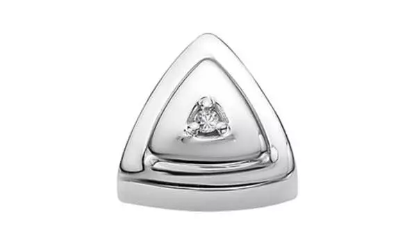 Подвеска-бегунок золотая Империал с бриллиантом