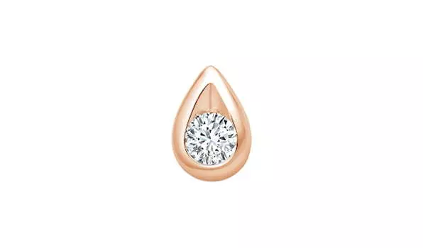 Подвеска-бегунок золотая Империал с бриллиантом