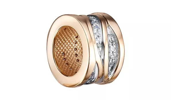 Подвеска-бегунок золотая RoseGrace с бриллиантами