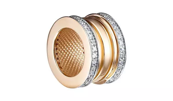 Подвеска-бегунок золотая RoseGrace с бриллиантами